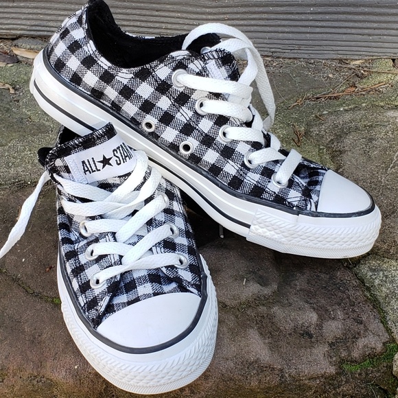 black and white converse size 5